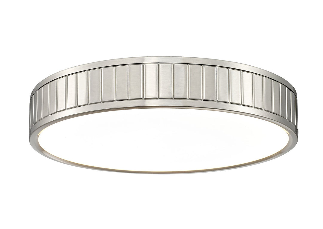 Madison LED Flush Mount in Brushed Nickel - available from The Lighting Shoppe, trusted by Canadian homeowners