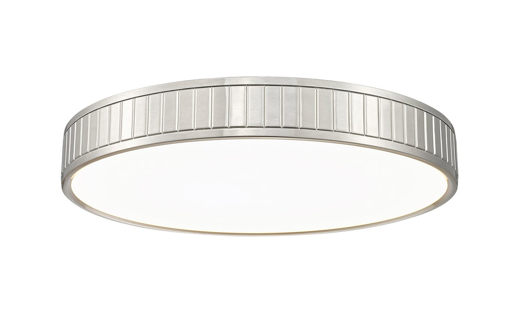 Madison LED Flush Mount in Brushed Nickel - available from The Lighting Shoppe, trusted by Canadian homeowners