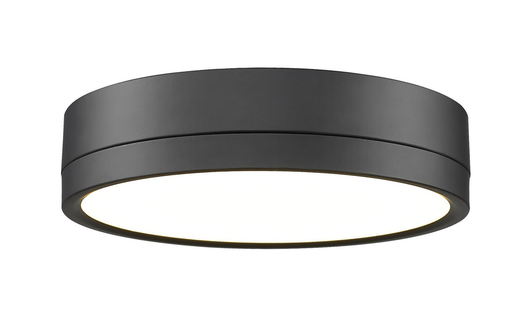 Algar LED Flush Mount in Matte Black - available from The Lighting Shoppe, trusted by Canadian homeowners