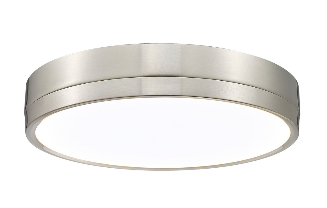 Algar LED Flush Mount in Brushed Nickel - available from The Lighting Shoppe, trusted by Canadian homeowners