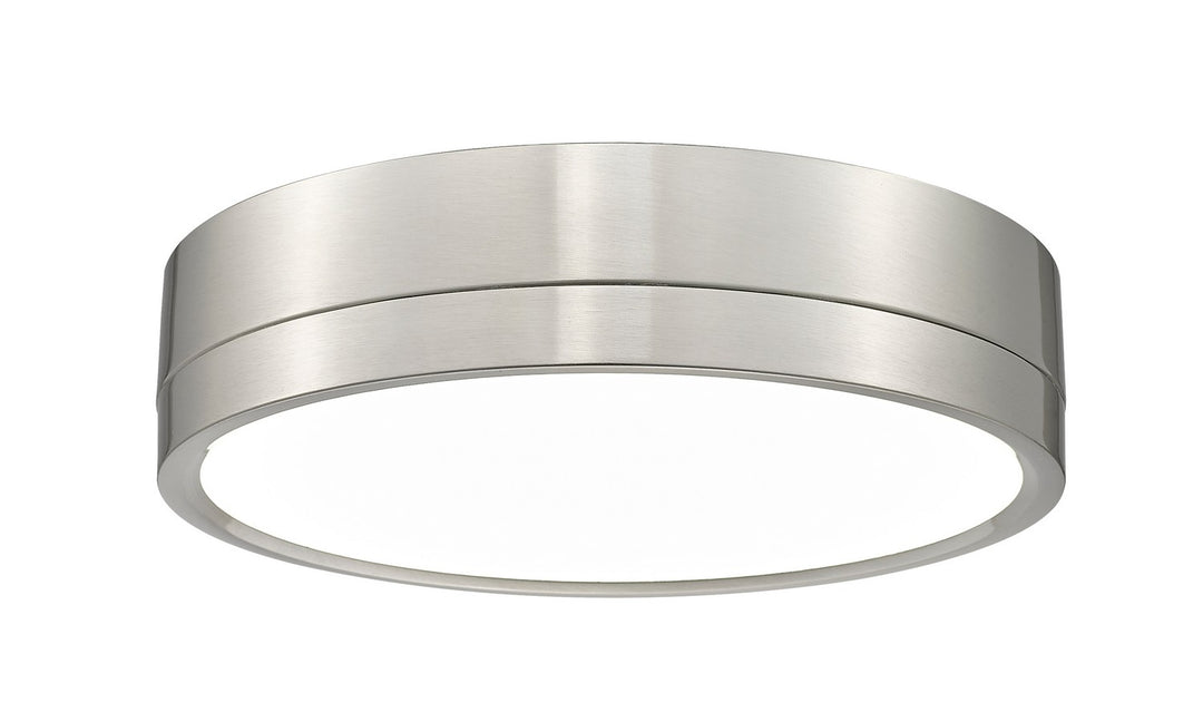 Algar LED Flush Mount in Brushed Nickel - available from The Lighting Shoppe, trusted by Canadian homeowners
