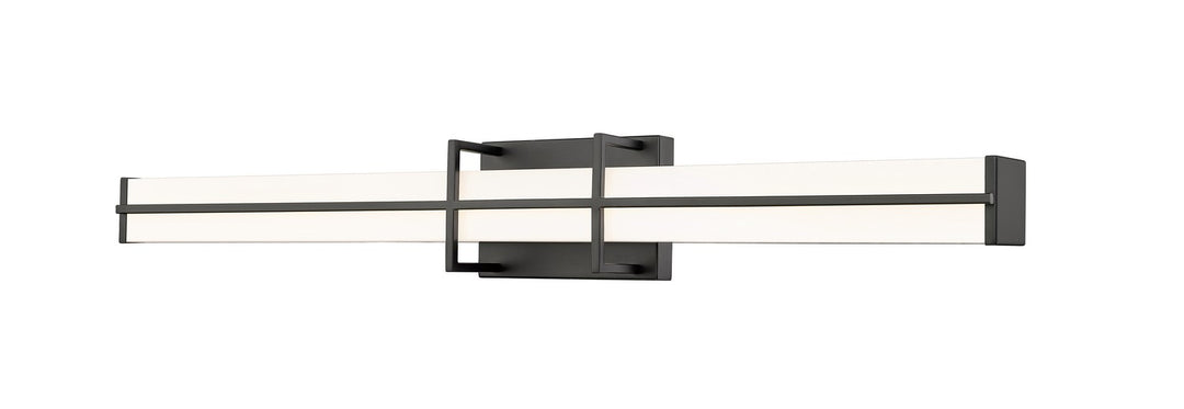 Harrison LED Vanity in Matte Black - available from The Lighting Shoppe, trusted by Canadian homeowners