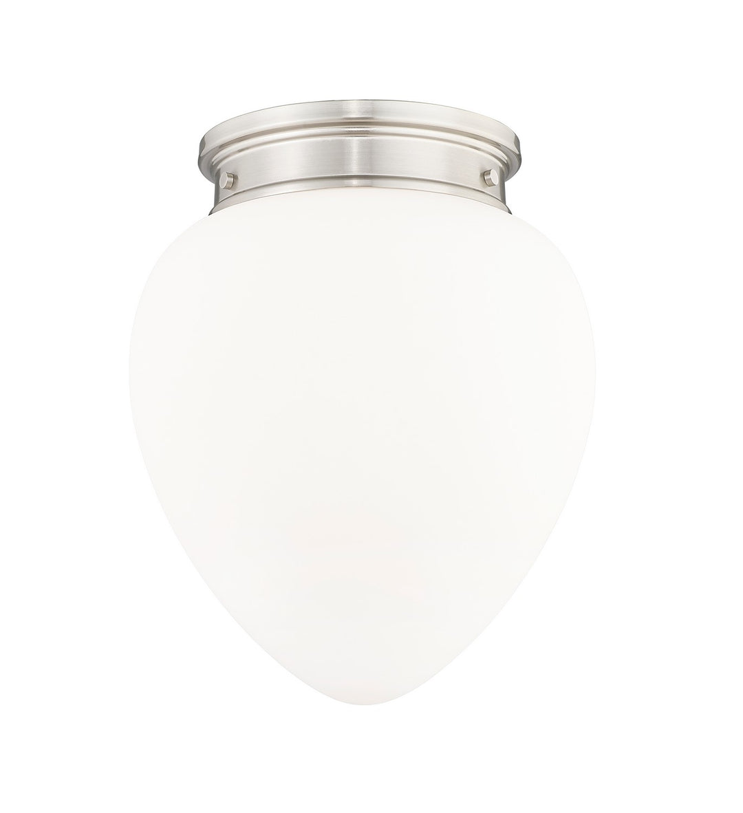 Gideon One Light Flush Mount in Brushed Nickel - available from The Lighting Shoppe, trusted by Canadian homeowners