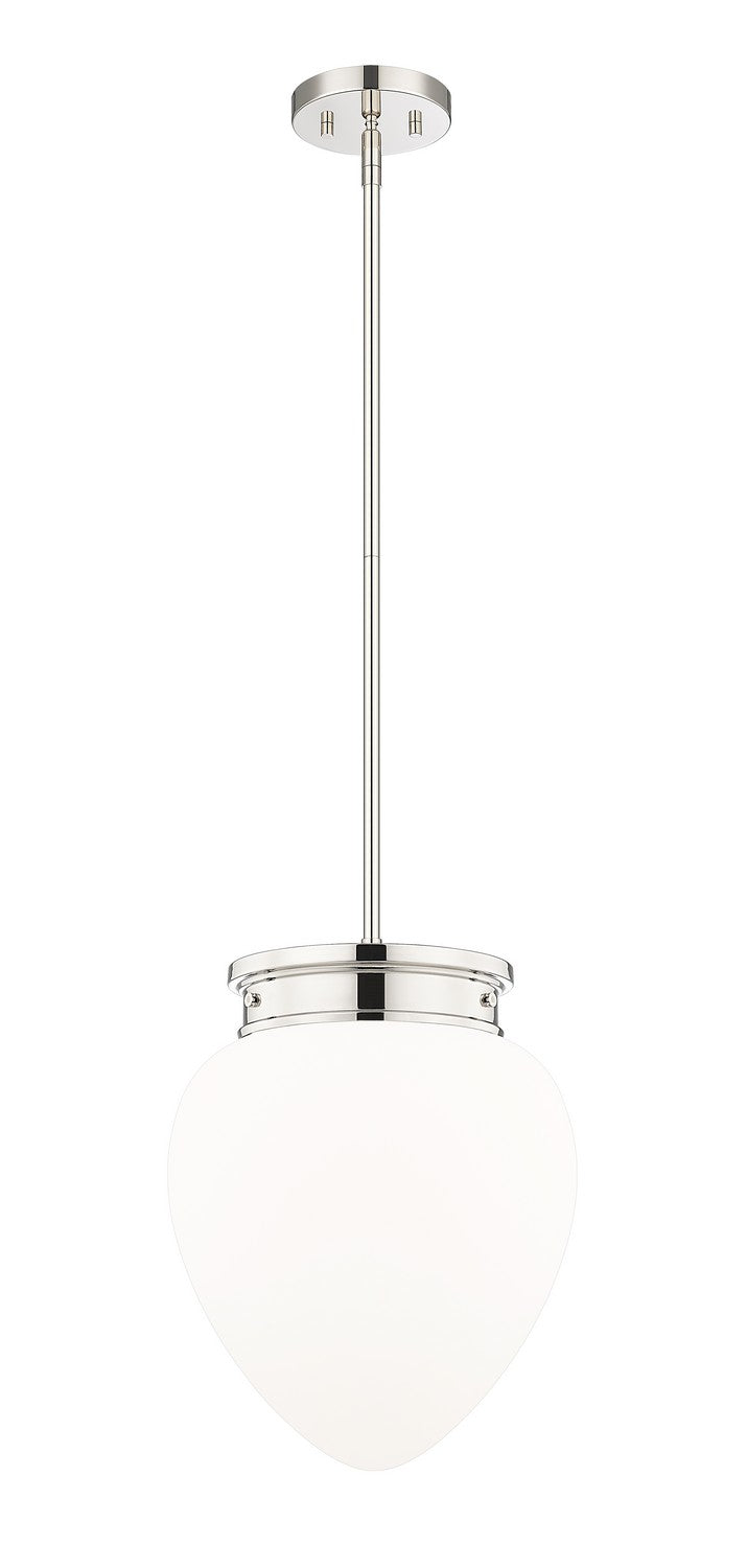 Gideon One Light Pendant in Polished Nickel - available from The Lighting Shoppe, trusted by Canadian homeowners