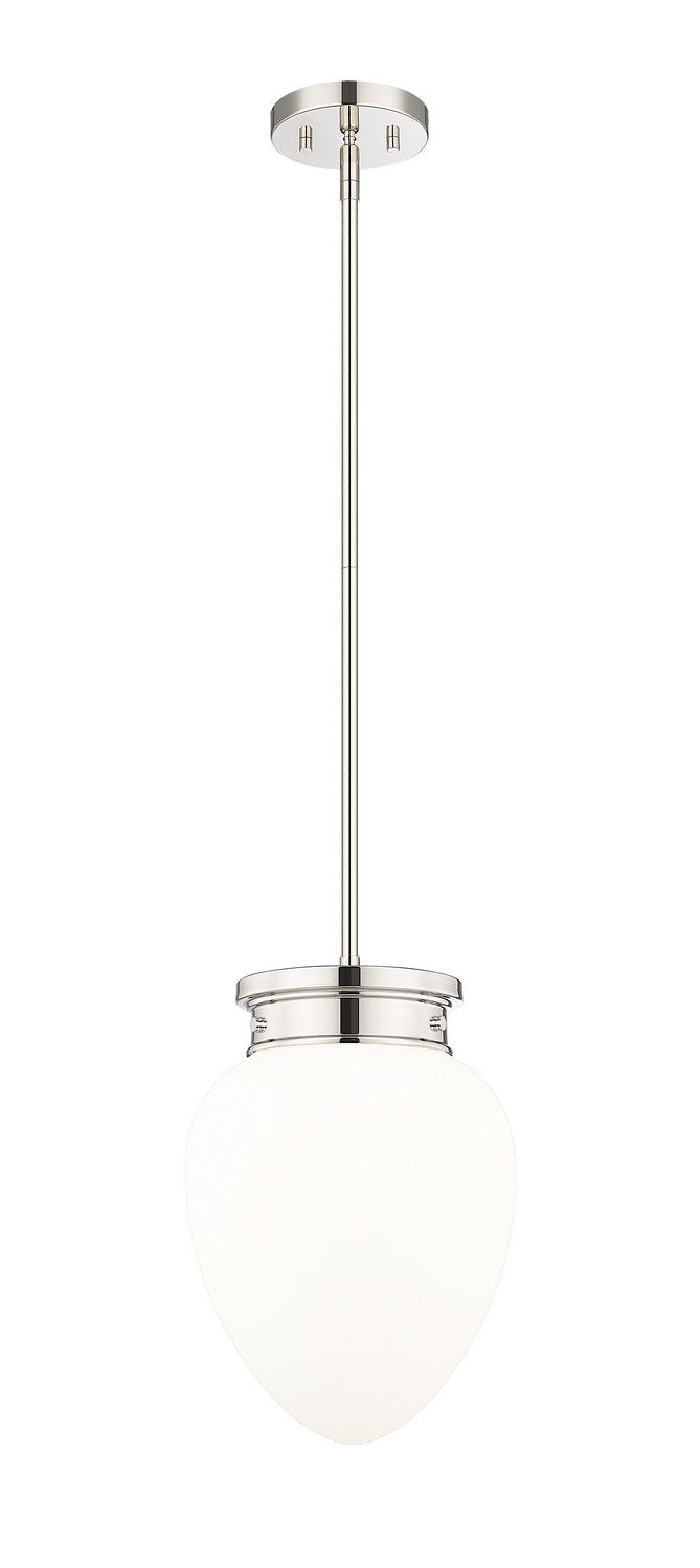 Gideon One Light Pendant in Polished Nickel - available from The Lighting Shoppe, trusted by Canadian homeowners