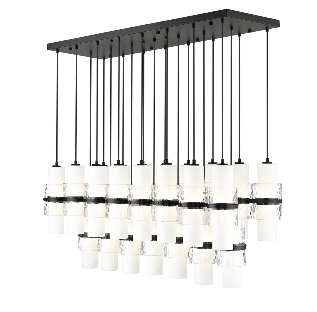 Z-Lite Canada - 1946P-23L-MB - 23 Light Linear Chandelier - Cayden - Matte Black