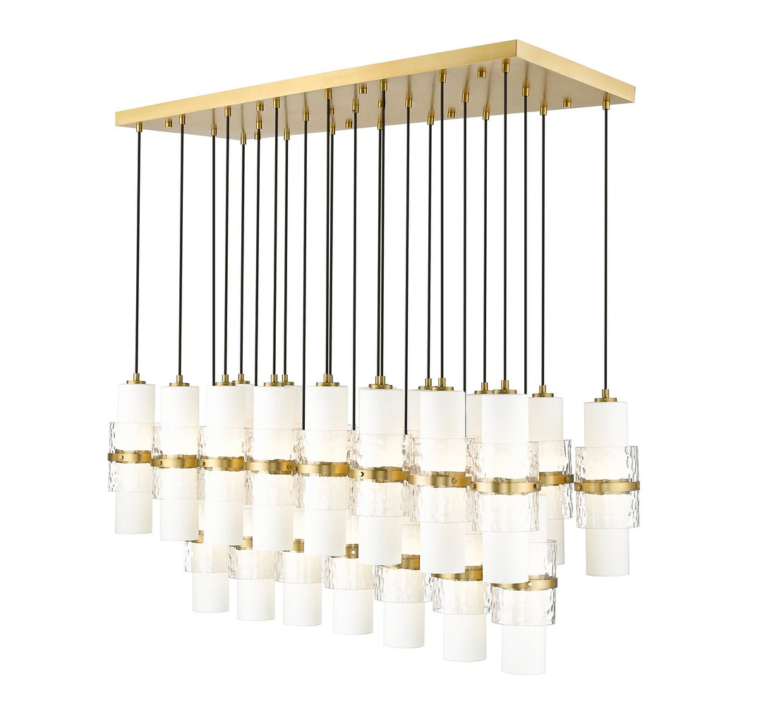 Z-Lite Canada - 1946P-23L-MGLD - 23 Light Linear Chandelier - Cayden - Modern Gold