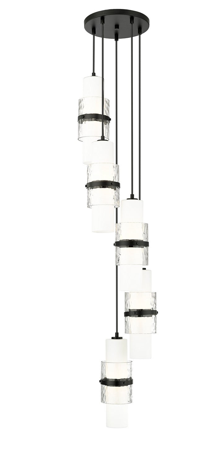 Cayden Five Light Chandelier in Matte Black - available from The Lighting Shoppe, trusted by Canadian homeowners