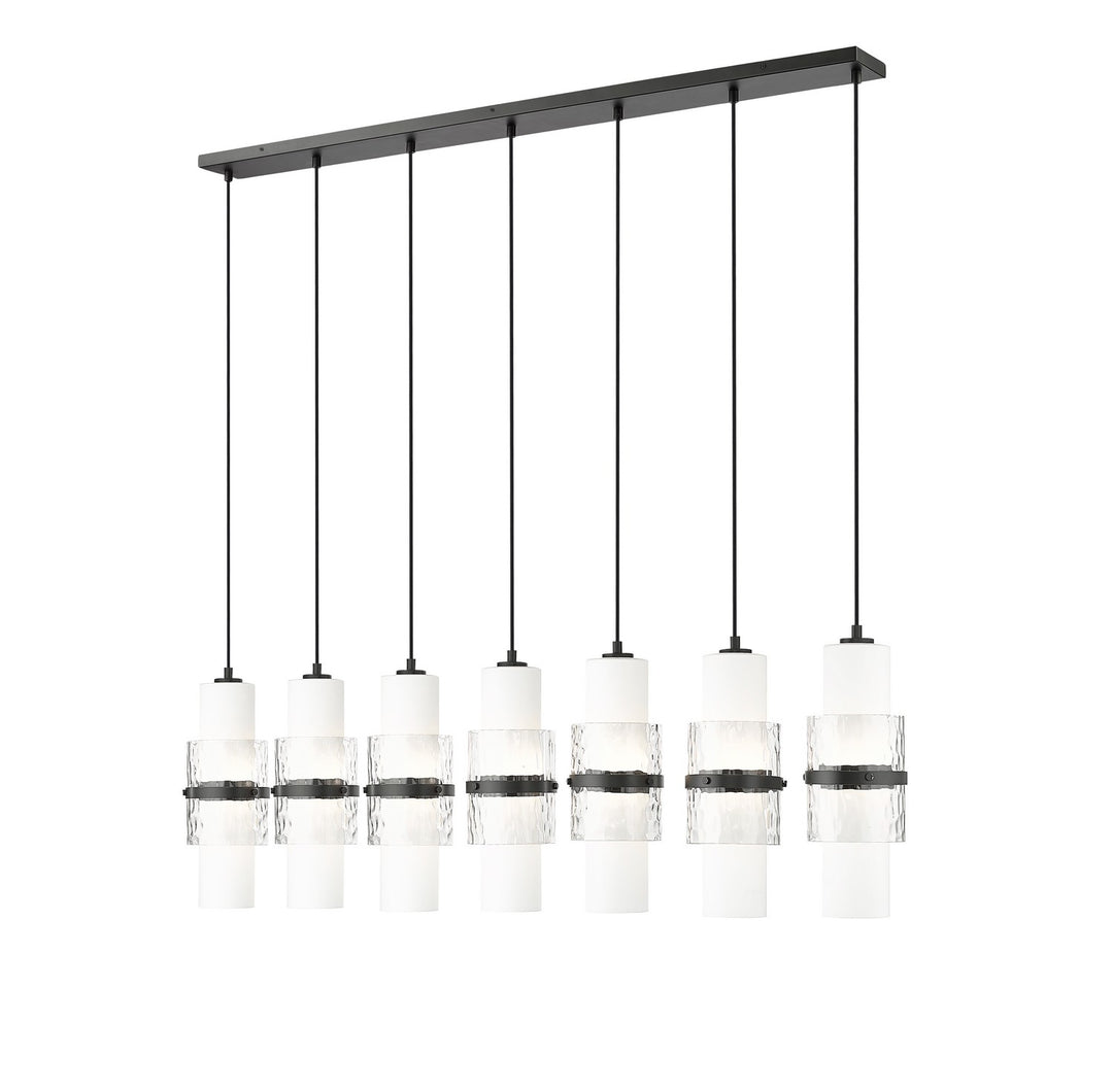 Z-Lite Canada - 1946P-7L-MB - Seven Light Linear Chandelier - Cayden - Matte Black