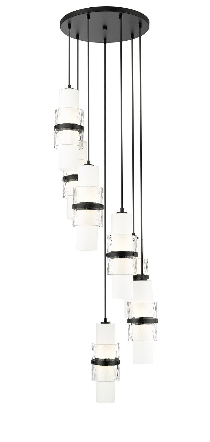 Z-Lite Canada - 1946P-7R-MB - Seven Light Chandelier - Cayden - Matte Black