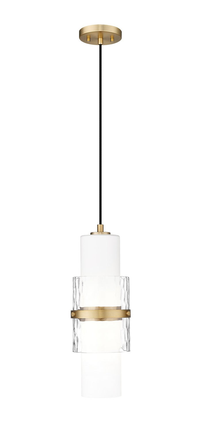 Cayden One Light Pendant in Modern Gold - available from The Lighting Shoppe, trusted by Canadian homeowners