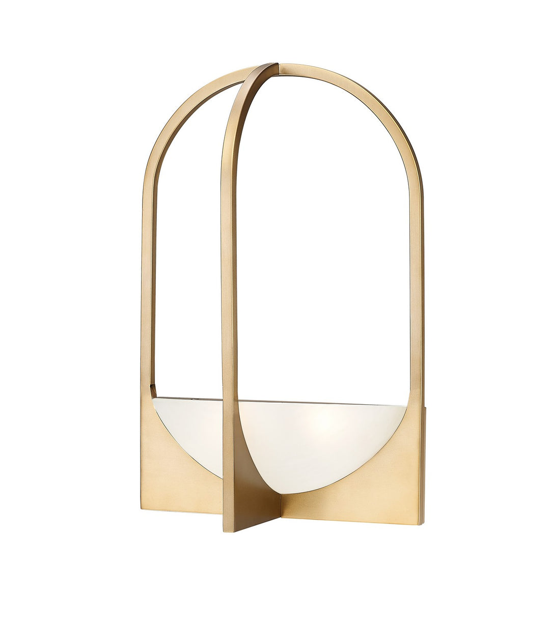Devon Two Light Wall Sconce in Modern Gold - available from The Lighting Shoppe, trusted by Canadian homeowners
