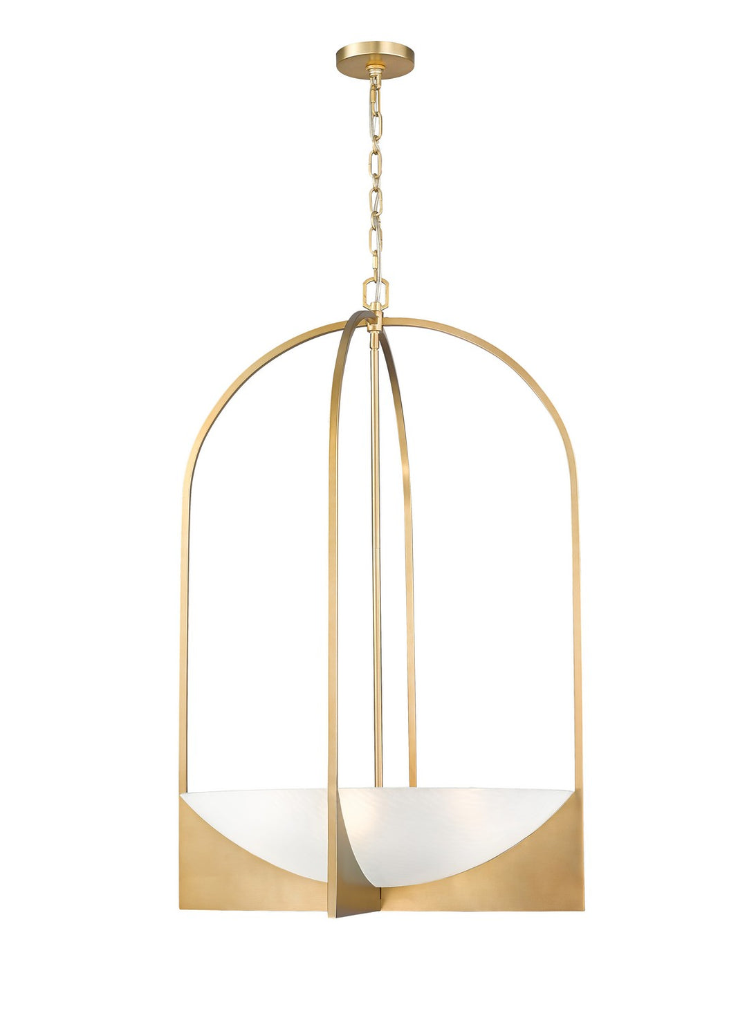 Z-Lite Canada - 1947-38MGLD - Six Light Chandelier - Devon - Modern Gold
