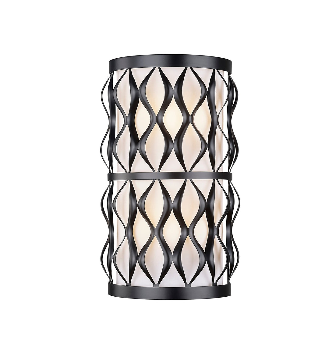 Harden Two Light Wall Sconce in Matte Black - available from The Lighting Shoppe, trusted by Canadian homeowners
