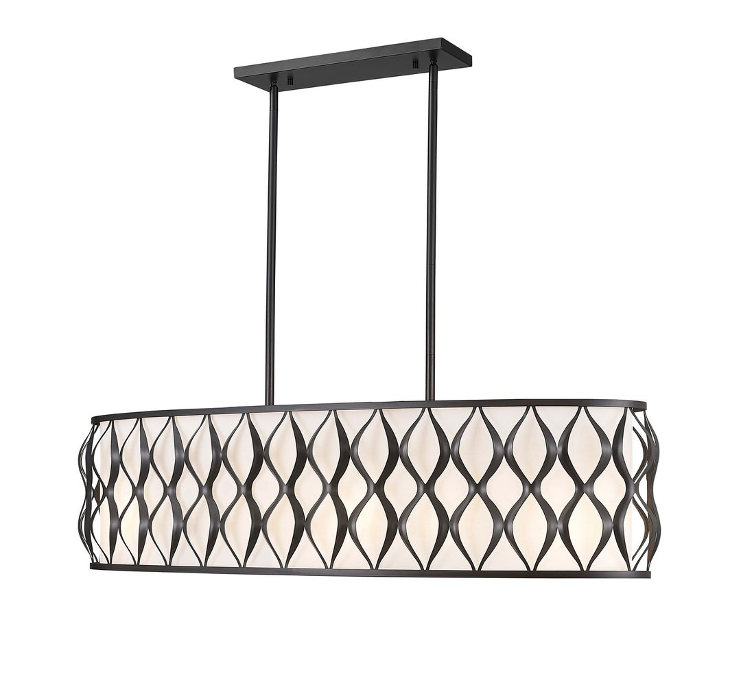 Z-Lite Canada - 1948-42L-MB - Ten Light Linear Chandelier - Harden - Matte Black