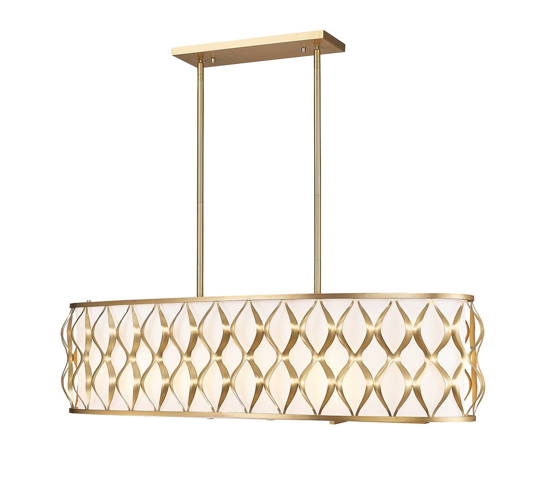 Z-Lite Canada - 1948-42L-MGLD - Ten Light Linear Chandelier - Harden - Modern Gold