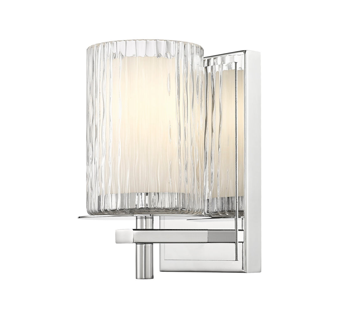Grayson One Light Wall Sconce in Chrome - available from The Lighting Shoppe, trusted by Canadian homeowners