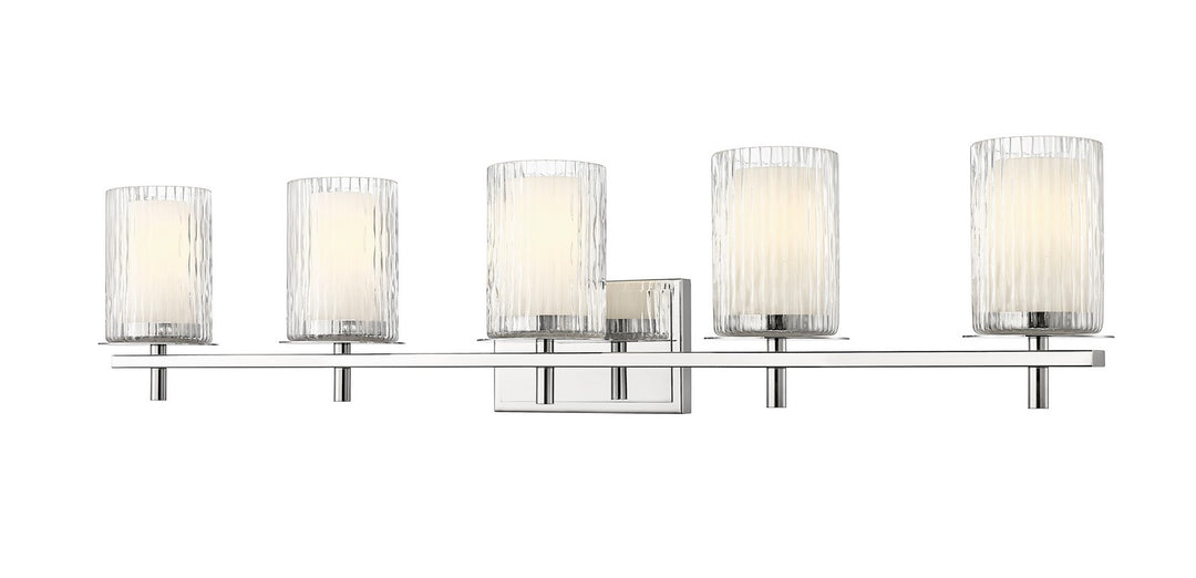 Z-Lite Canada - 1949-5V-CH - Five Light Vanity - Grayson - Chrome