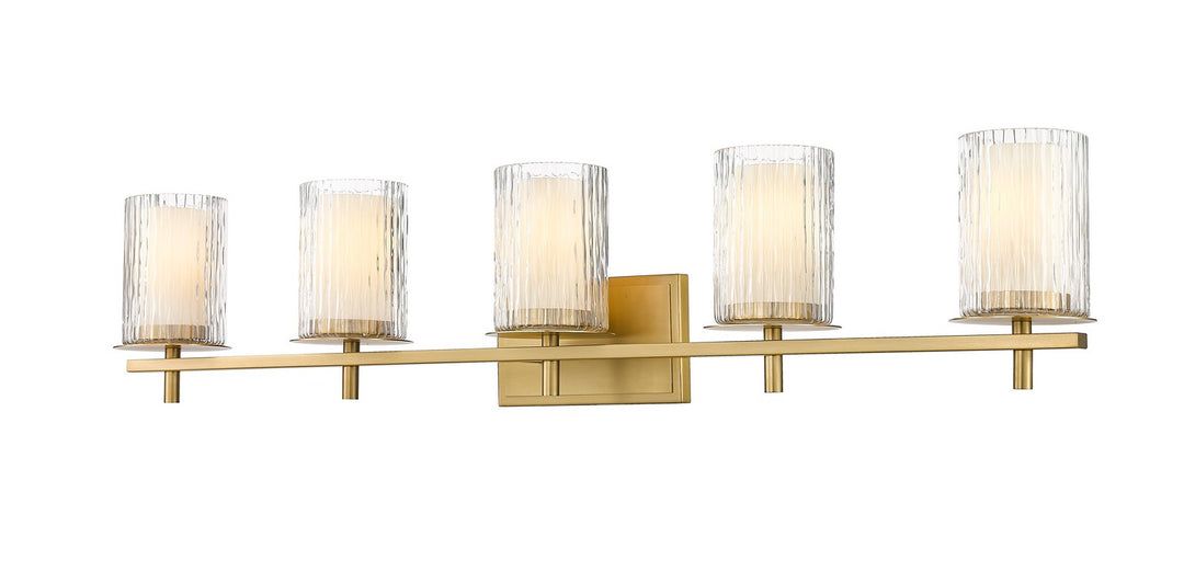 Z-Lite Canada - 1949-5V-MGLD - Five Light Vanity - Grayson - Modern Gold