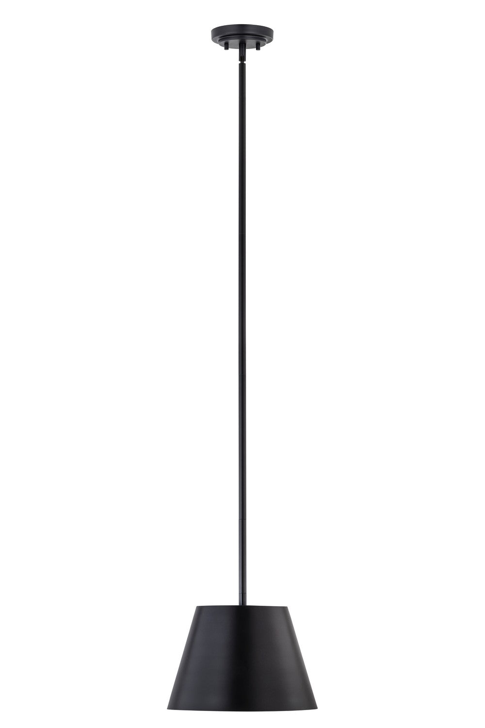 Lilly One Light Pendant in Matte Black - available from The Lighting Shoppe, trusted by Canadian homeowners