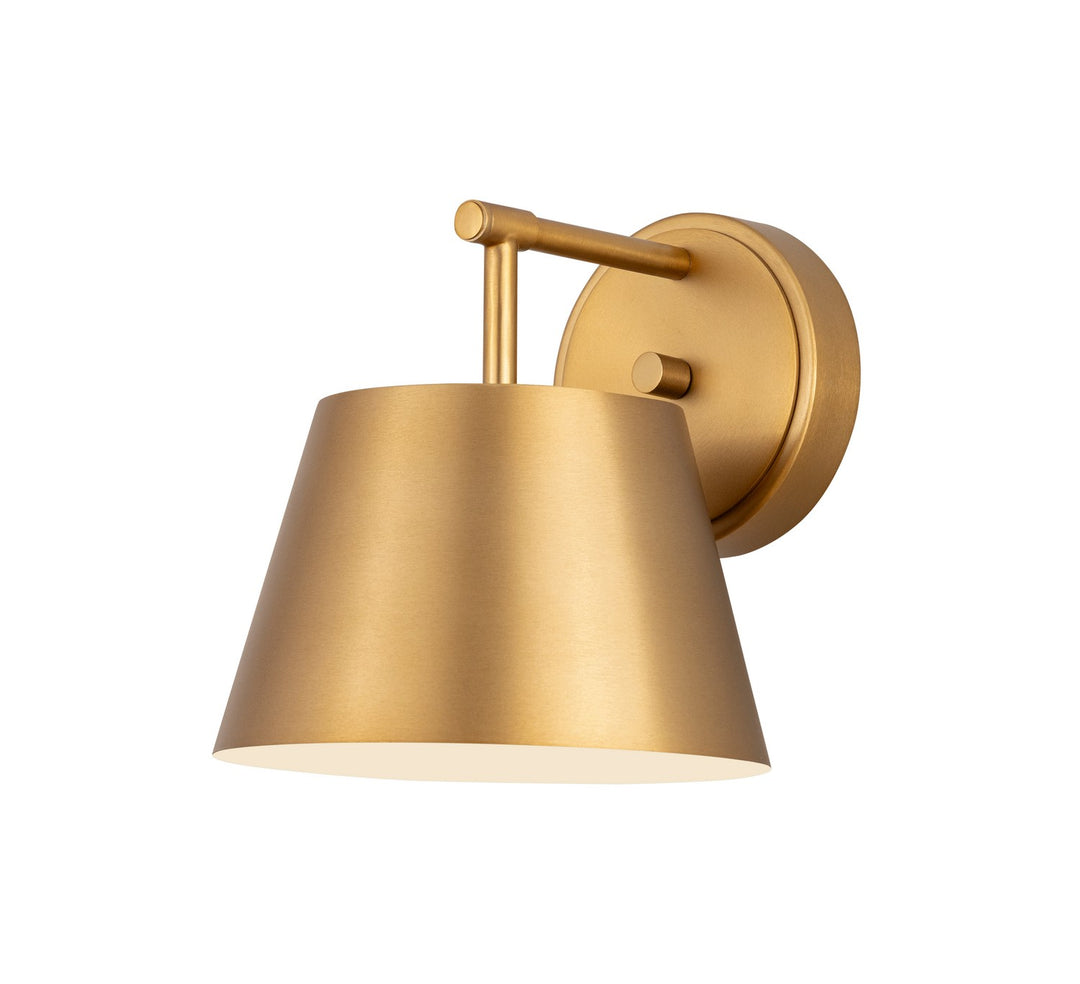 Lilly One Light Wall Sconce in Modern Gold - available from The Lighting Shoppe, trusted by Canadian homeowners