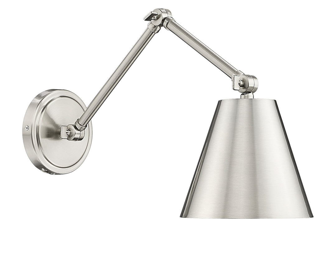 Regent One Light Wall Sconce in Brushed Nickel - available from The Lighting Shoppe, trusted by Canadian homeowners