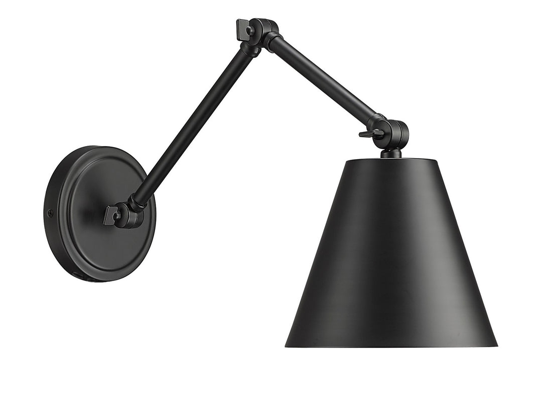 Regent One Light Wall Sconce in Matte Black - available from The Lighting Shoppe, trusted by Canadian homeowners