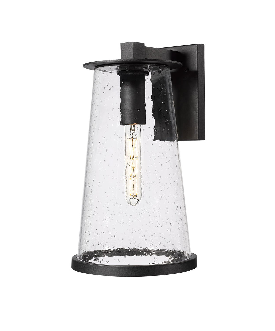 Bar Harbor One Light Outdoor Wall Light in Sand Black - available from The Lighting Shoppe, trusted by Canadian homeowners
