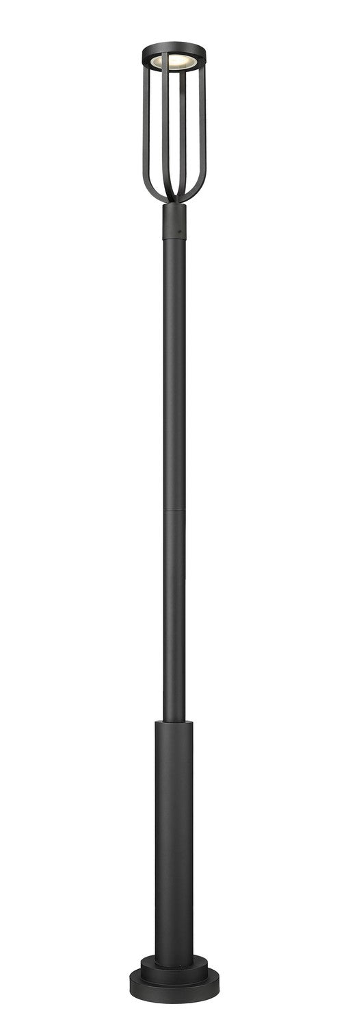 Leland LED Outdoor Post Moun Fixture in Sand Black - available from The Lighting Shoppe, trusted by Canadian homeowners