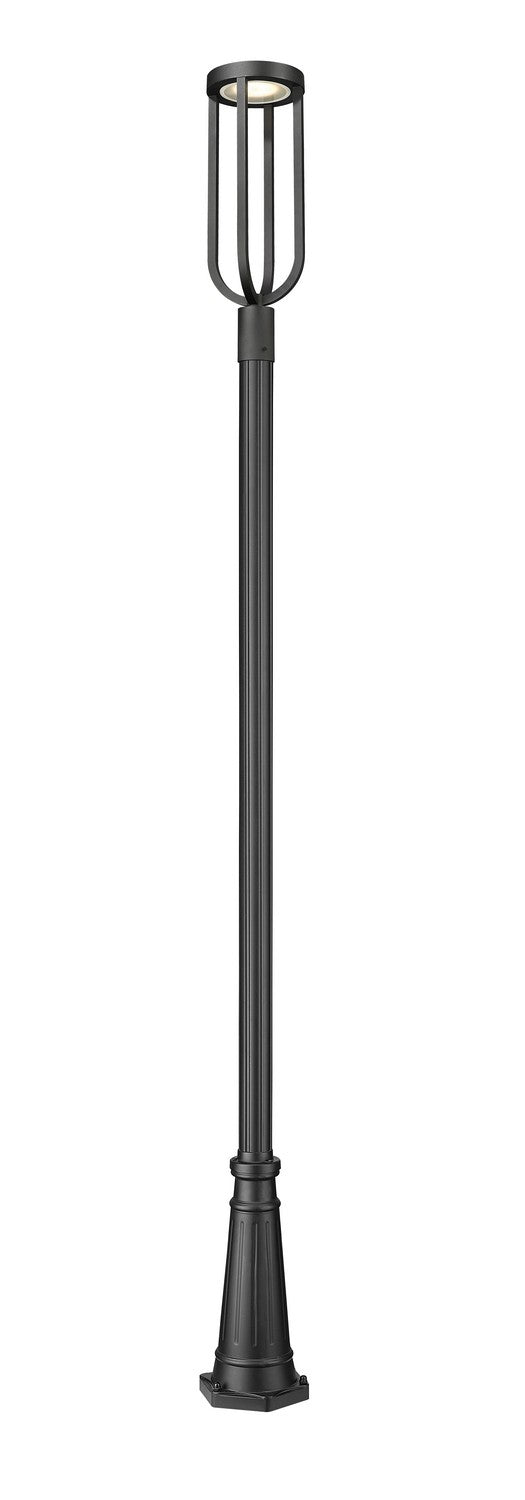 Leland LED Outdoor Post Moun Fixture in Sand Black - available from The Lighting Shoppe, trusted by Canadian homeowners