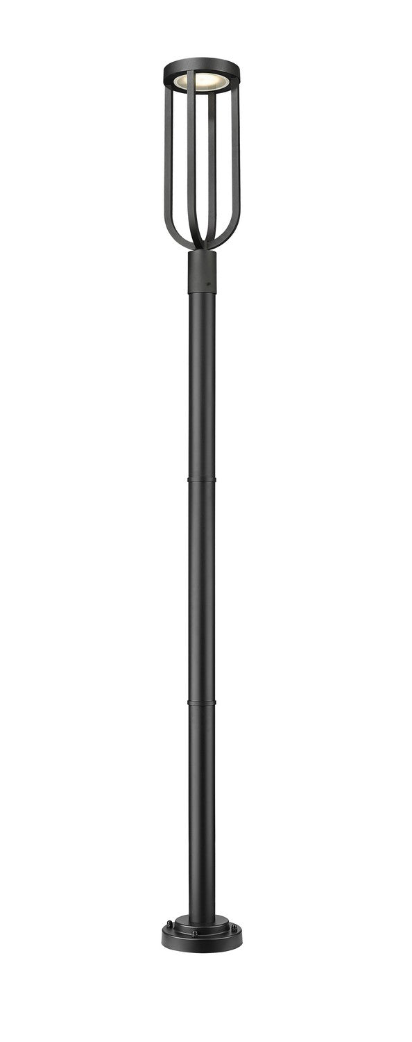 Leland LED Outdoor Post Moun Fixture in Sand Black - available from The Lighting Shoppe, trusted by Canadian homeowners