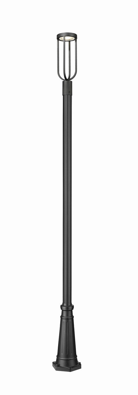 Leland LED Outdoor Post Moun Fixture in Sand Black - available from The Lighting Shoppe, trusted by Canadian homeowners