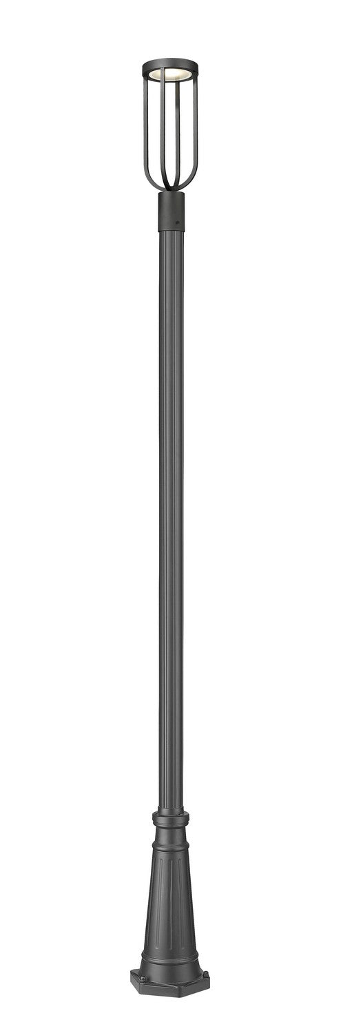 Leland LED Outdoor Post Moun Fixture in Sand Black - available from The Lighting Shoppe, trusted by Canadian homeowners