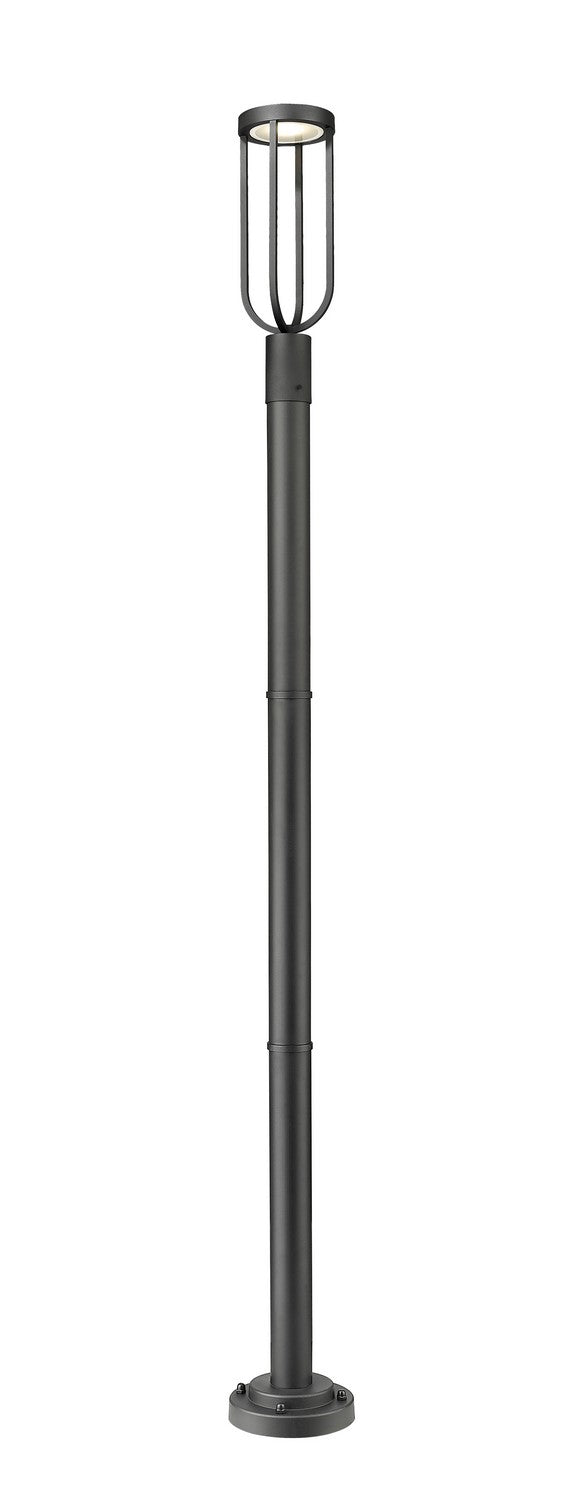 Leland LED Outdoor Post Moun Fixture in Sand Black - available from The Lighting Shoppe, trusted by Canadian homeowners