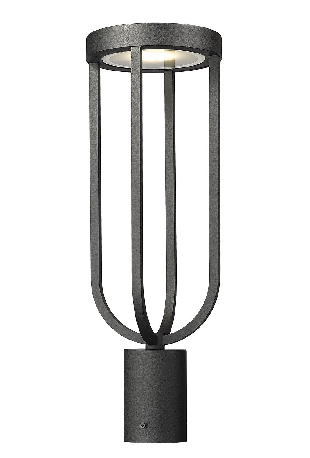 Leland LED Outdoor Post Moun Fixture in Sand Black - available from The Lighting Shoppe, trusted by Canadian homeowners