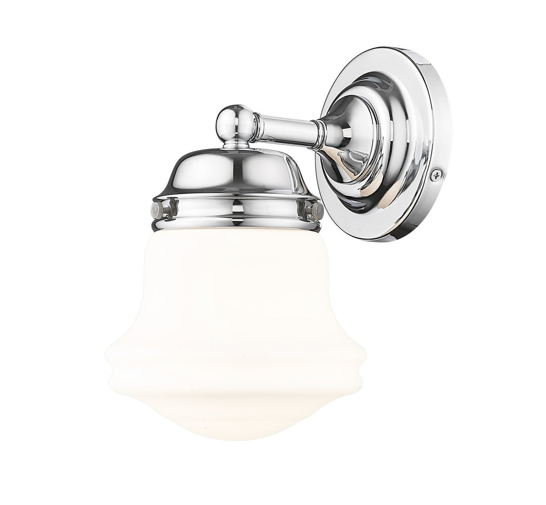 Vaughn One Light Wall Sconce in Chrome - available from The Lighting Shoppe, trusted by Canadian homeowners