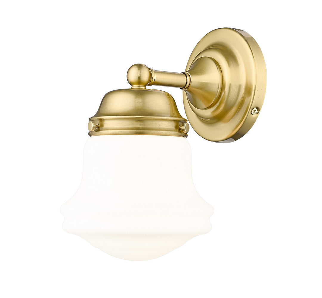 Vaughn One Light Wall Sconce in Luxe Gold - available from The Lighting Shoppe, trusted by Canadian homeowners