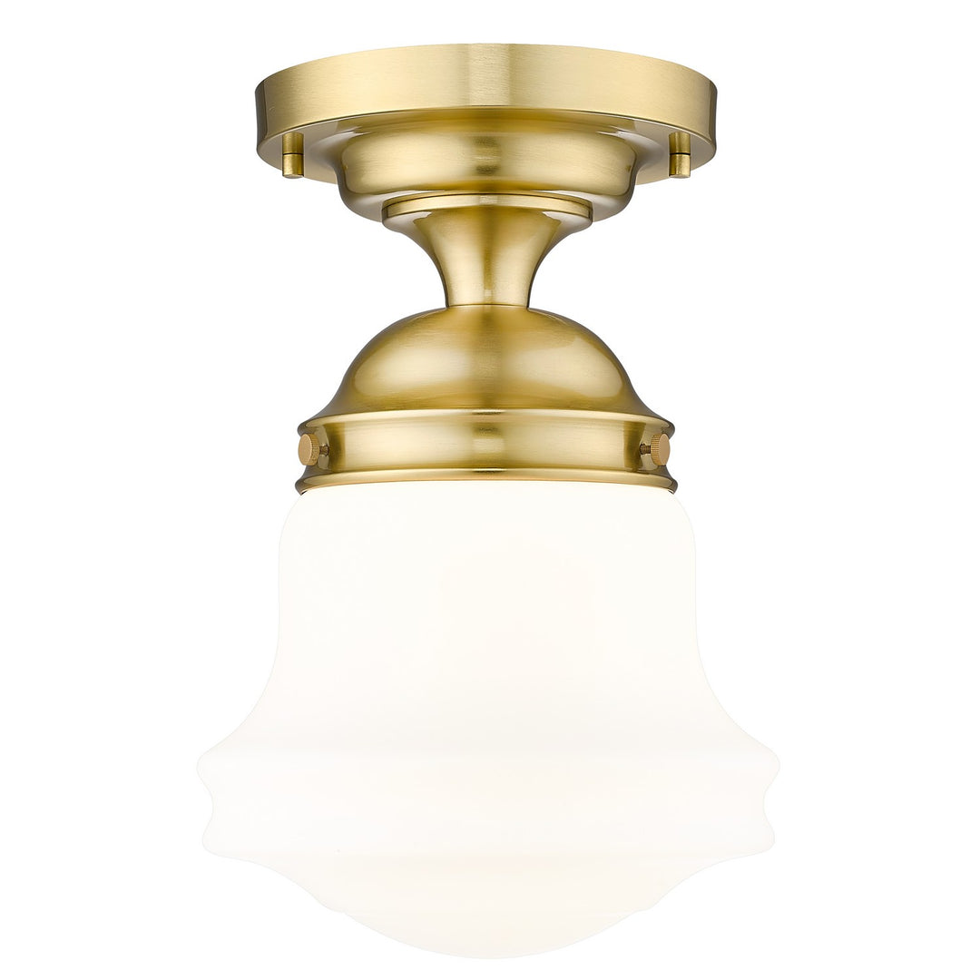 Vaughn One Light Flush Mount in Luxe Gold - available from The Lighting Shoppe, trusted by Canadian homeowners
