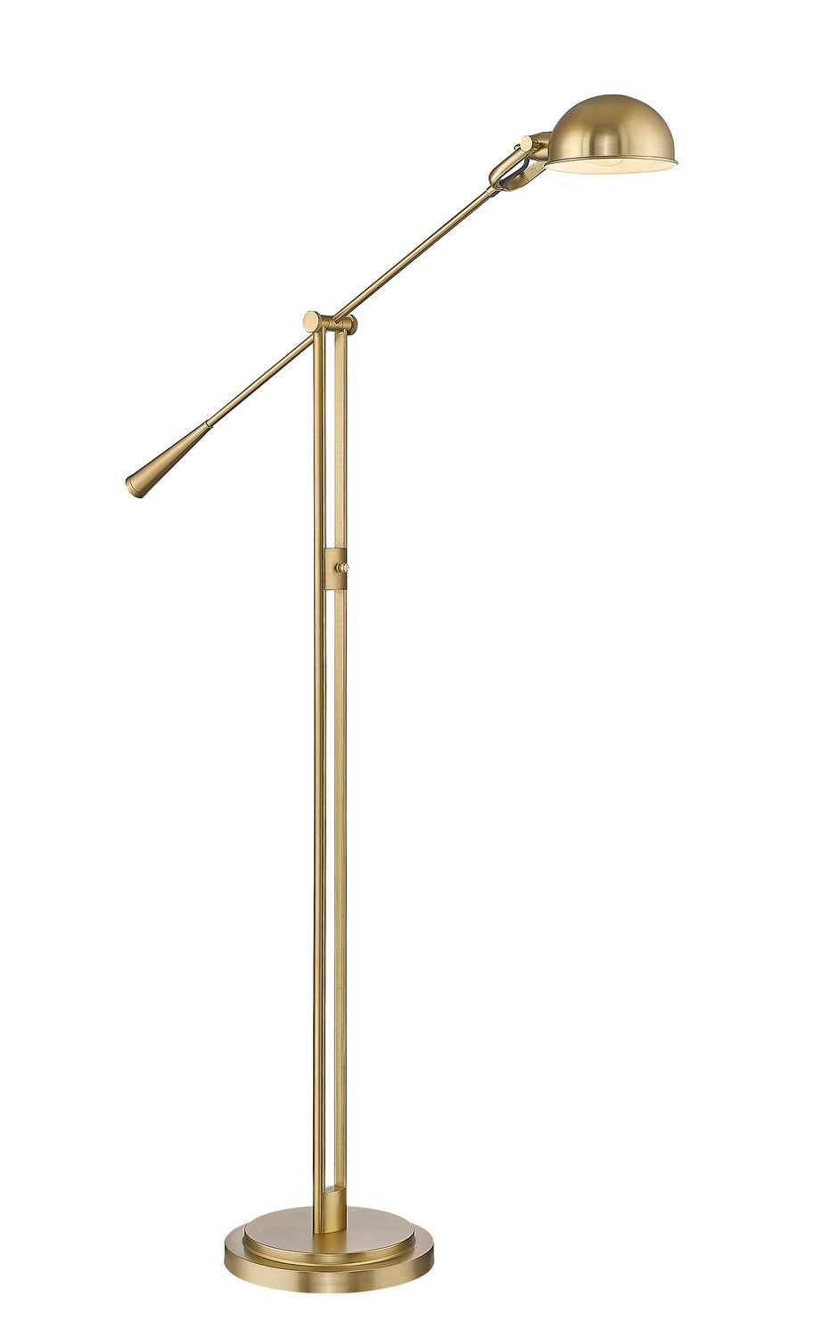 Grammercy Park One Light Floor Lamp in Heritage Brass - available from The Lighting Shoppe, trusted by Canadian homeowners
