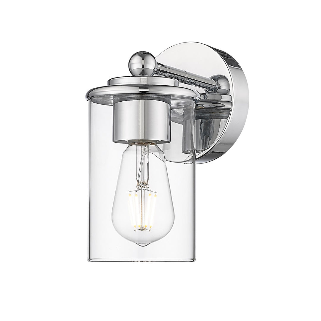 Thayer One Light Wall Sconce in Chrome - available from The Lighting Shoppe, trusted by Canadian homeowners