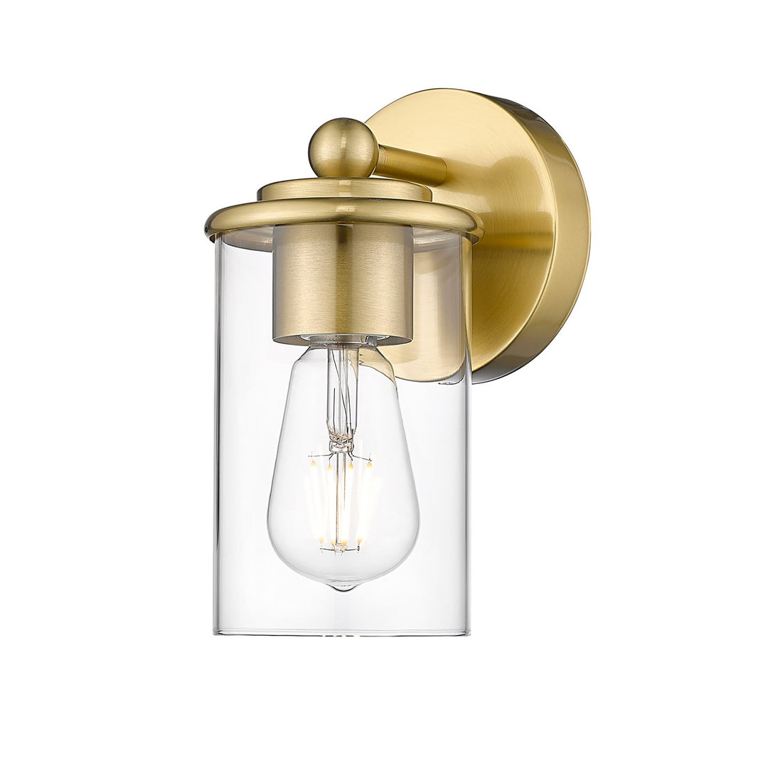 Thayer One Light Wall Sconce in Luxe Gold - available from The Lighting Shoppe, trusted by Canadian homeowners