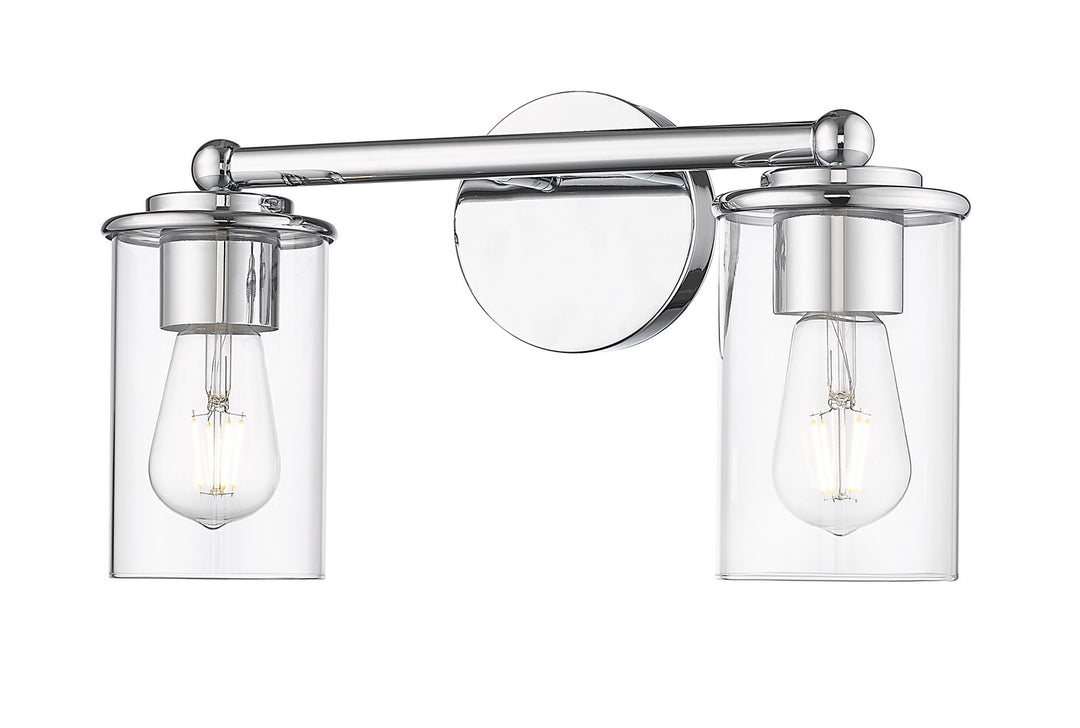 Thayer Two Light Vanity in Chrome - available from The Lighting Shoppe, trusted by Canadian homeowners
