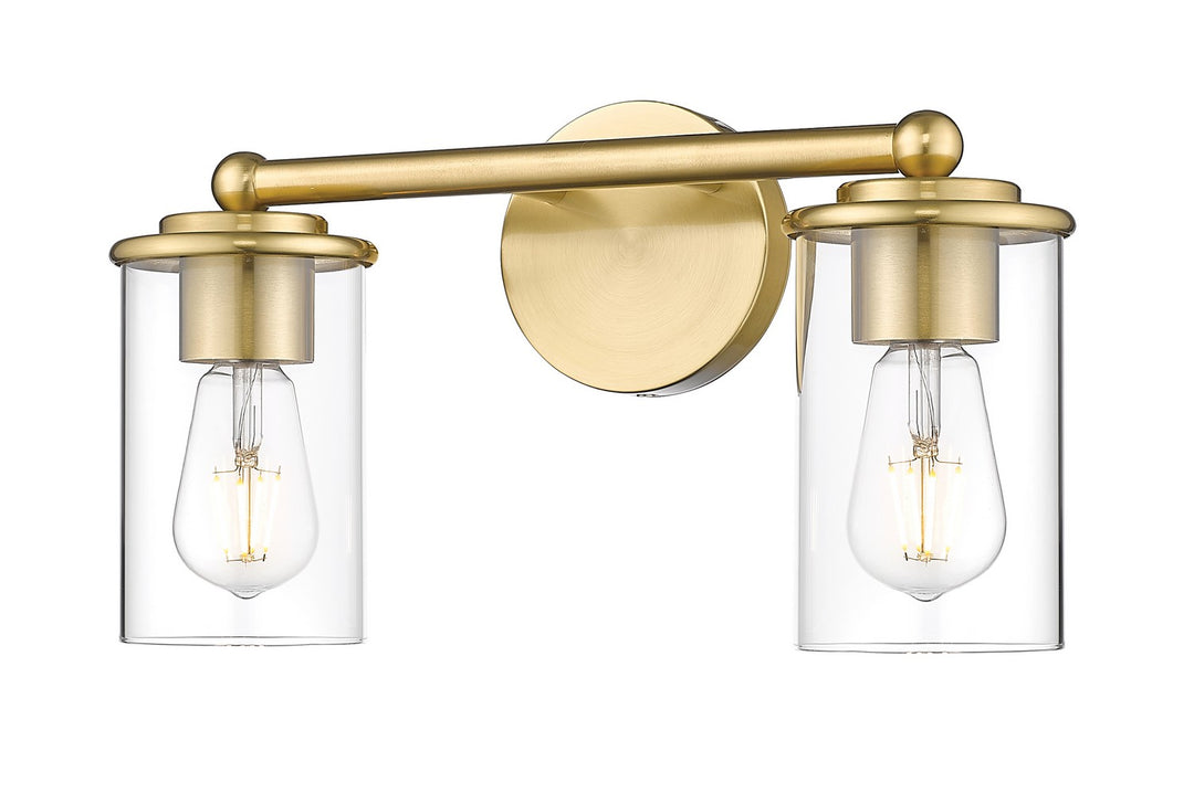 Thayer Two Light Vanity in Luxe Gold - available from The Lighting Shoppe, trusted by Canadian homeowners