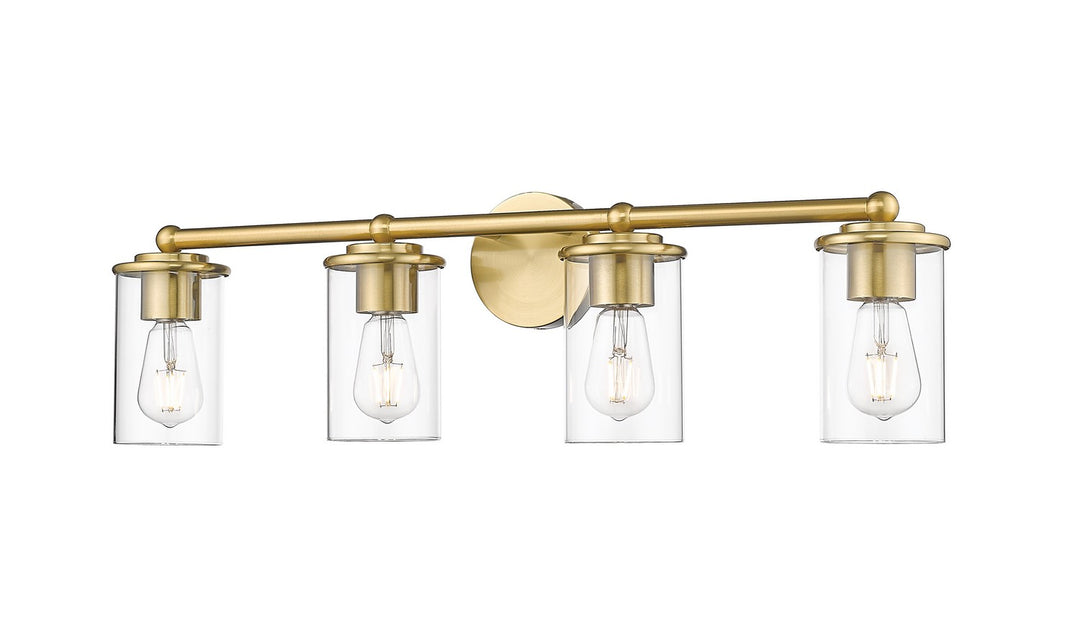 Thayer Four Light Vanity in Luxe Gold - available from The Lighting Shoppe, trusted by Canadian homeowners