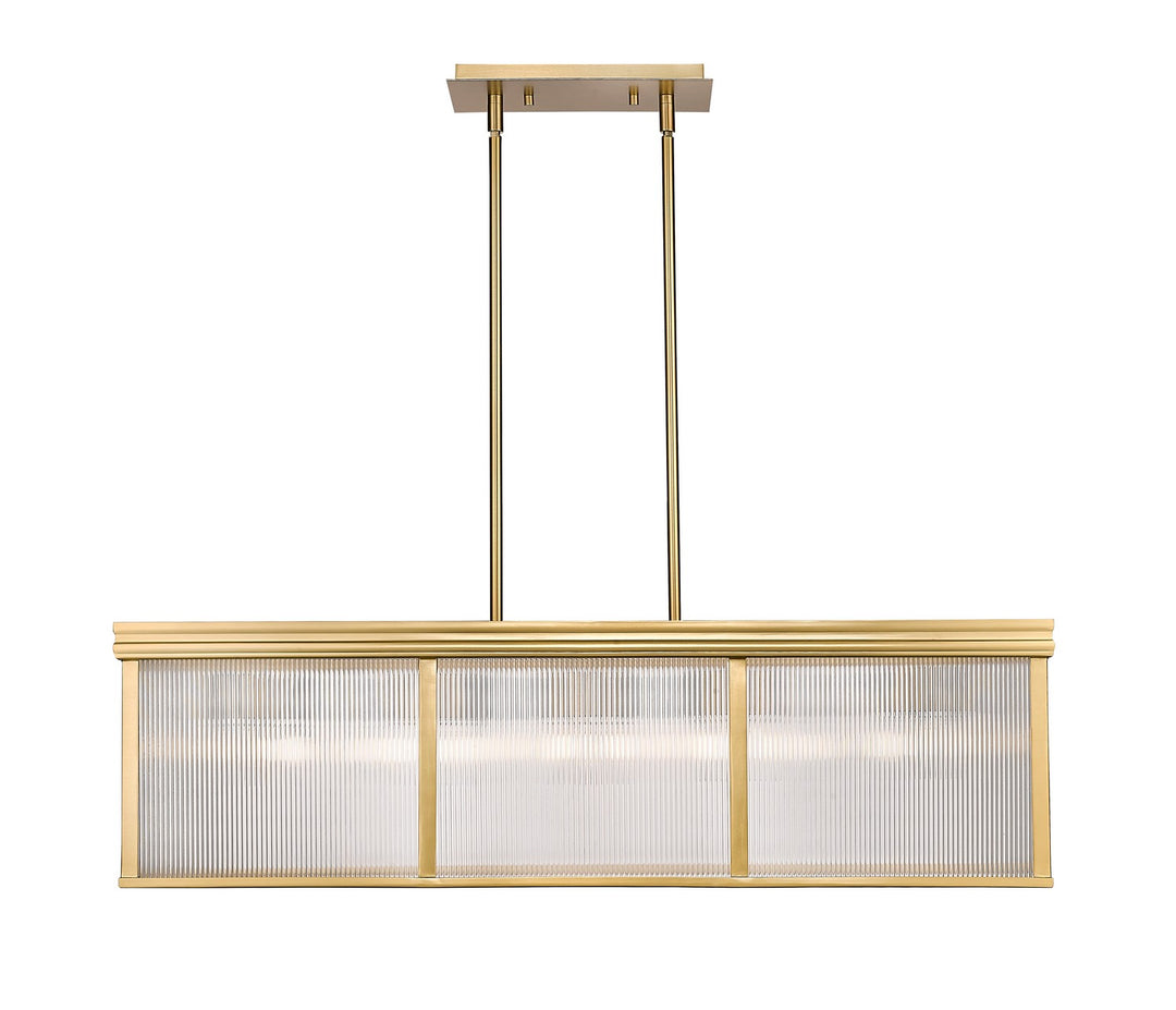 Carnaby Ten Light Pendant in Modern Gold - available from The Lighting Shoppe, trusted by Canadian homeowners