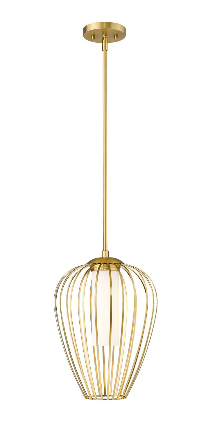 Savanti One Light Pendant in Modern Gold - available from The Lighting Shoppe, trusted by Canadian homeowners