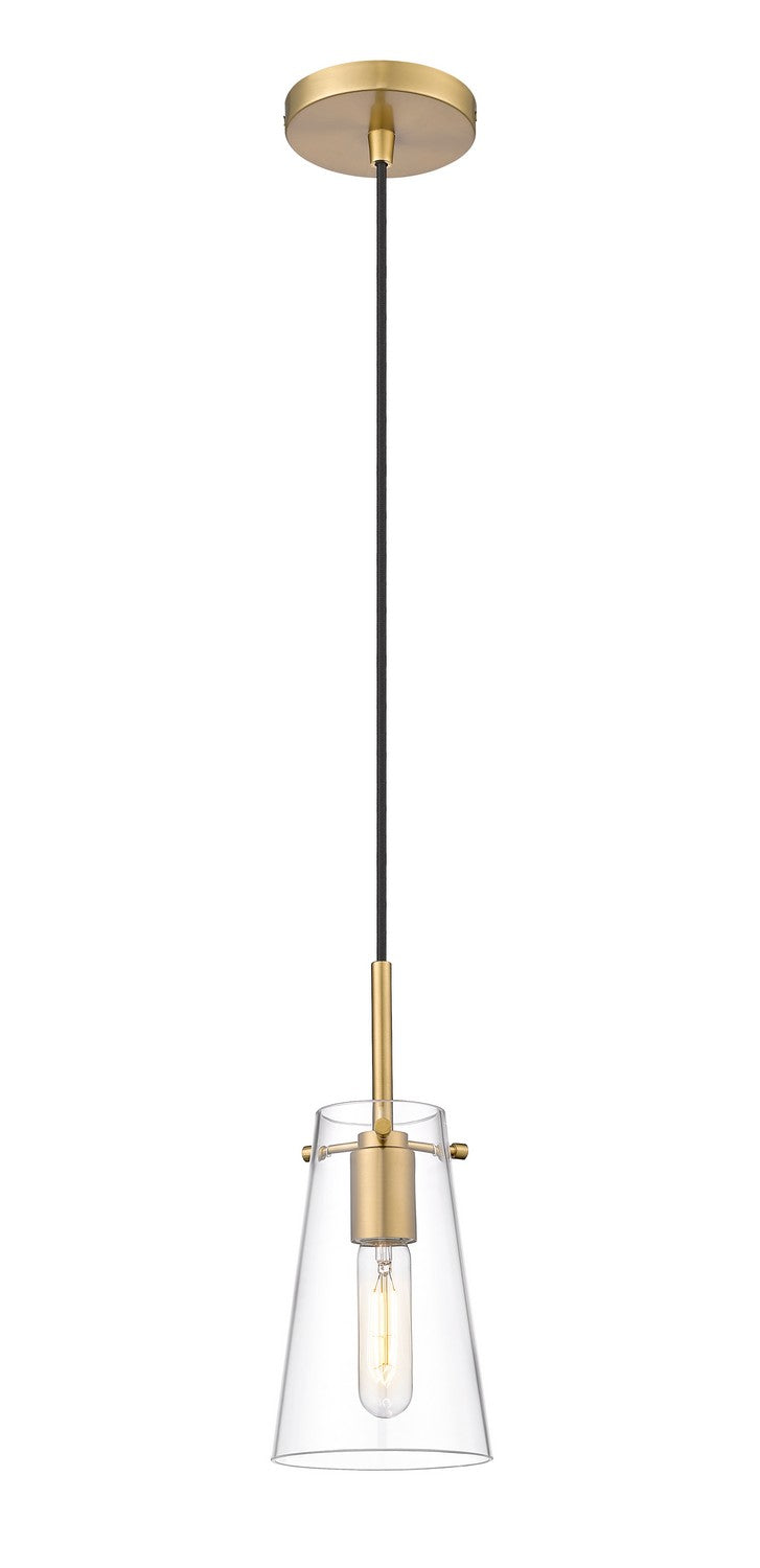 Kira One Light Pendant in Modern Gold - available from The Lighting Shoppe, trusted by Canadian homeowners