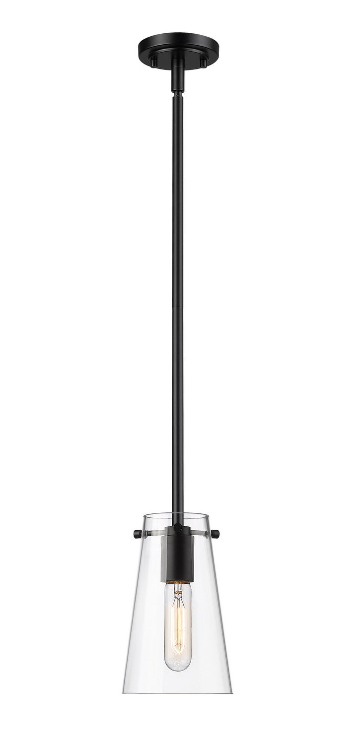 Kira One Light Pendant in Matte Black - available from The Lighting Shoppe, trusted by Canadian homeowners