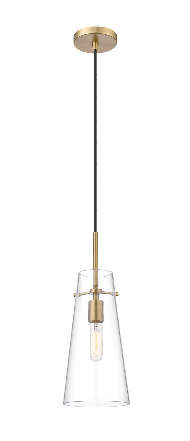 Kira One Light Pendant in Modern Gold - available from The Lighting Shoppe, trusted by Canadian homeowners
