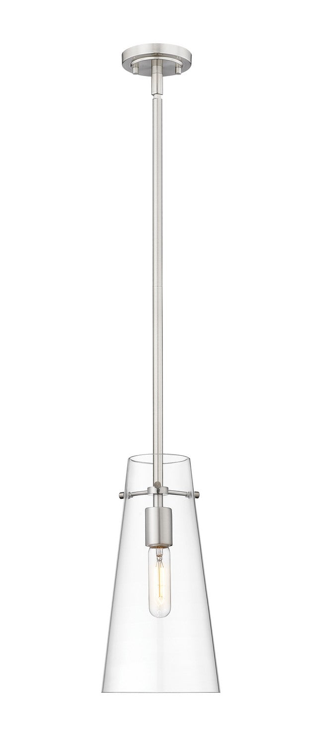 Kira One Light Pendant in Brushed Nickel - available from The Lighting Shoppe, trusted by Canadian homeowners